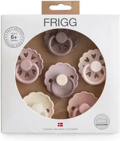 Frigg Πιπίλες Σιλικόνης Ροζ για 6-18 μηνών 6τμχ
