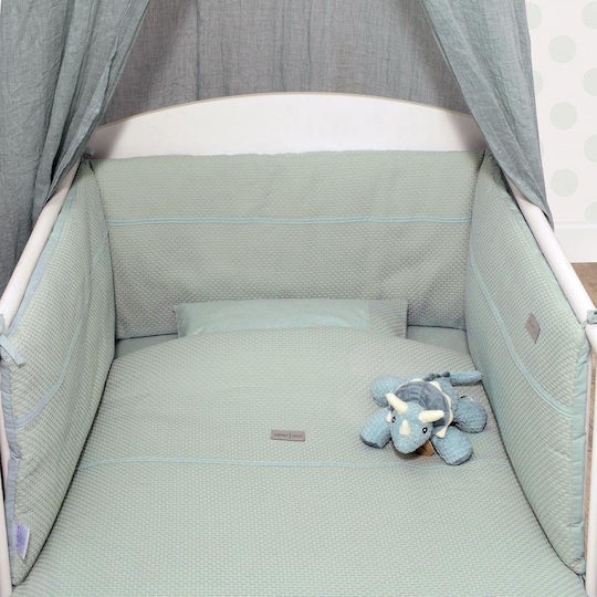Baby Oliver Crib Bumpers Classic Inside Mint 34cm