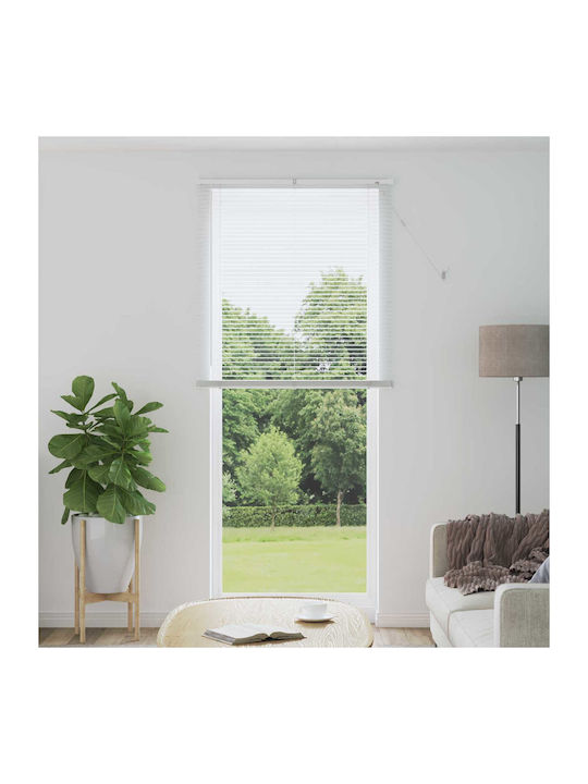 vidaXL Shade Blind PVC in White Color L213xH70cm