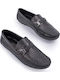 Leder Herren Mokassins in Schwarz Farbe