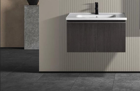 Martin Lavare Waschtisch mit Waschbecken Grey