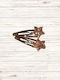 My House And Kids Set of Kids Hair Clips with Bobby Pin / Hair Clip Star in Pink Color 2pcs