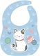 Lazarid Wasserdicht Lätzchen Silikon Pink Kitty