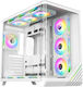 Armaggeddon AQUARON-XCURVE-GIGA10-W Gaming Full Tower Computer Case with Side Window White