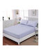 Casa Colori Sheet Double with Elastic 140x200+30cm. Calm Wave Stripes