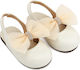 Babywalker Ecru Baptism Leather Pumps