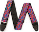 Dunlop Jh28 Guitar Strap Jimi Hendrix Blacklight Love Drops Pink