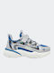 Space 4 Memory Kids Sports Shoes Running with Hoop & Loop Closure Gray