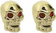 Capace De Supapă Pegas Skull Vc2912 2 Bucăți Aurii
