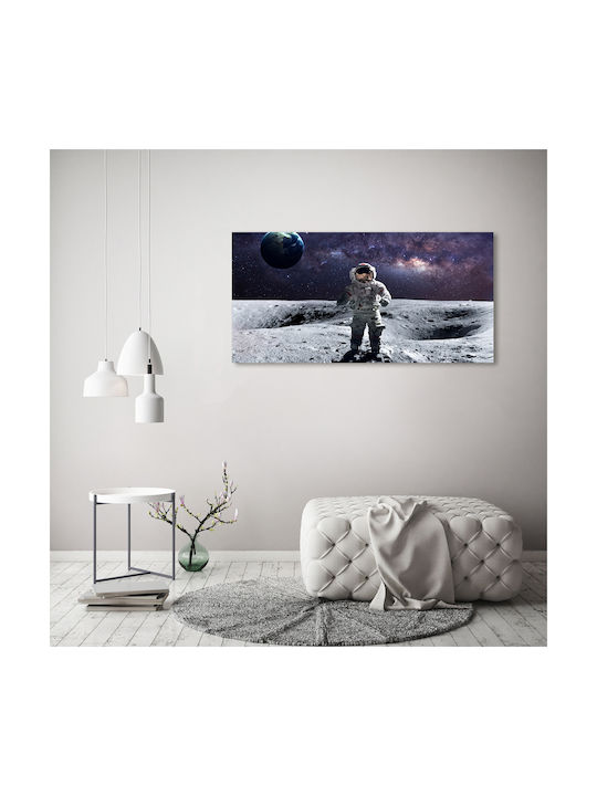 Panou De Perete Pânză Casă Birou Sau Spațiu Profesional Astronaut 120x60 Cm