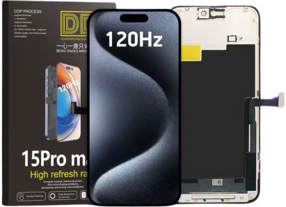 Screen OLED Soft with Touch Mechanism for iPhone 15 Pro Max (Black)