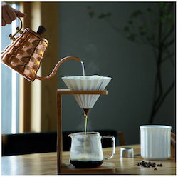 Pour Over Coffee Maker Japan Hot Extraction Origami S 2 Cups Ceramic White Pour Over Coffee Maker Japan Hot Extraction Origami S 2 Cups Ceramic White