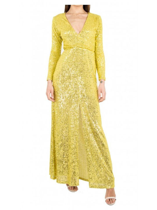 Rochie Maxi De Seară Galbenă