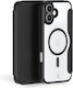 Force Case Protective Case Iphone 16 Folio Reinforced Magsafe Black