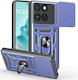Techsuit Umschlag Rückseite Blau (Motorola Edge 60 Fusion)
