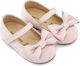Babywalker Pink Baptism Fabric Pumps
