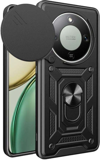 Magnetic Umschlag Rückseite Schwarz (Honor Magic8 Lite, SKYDDAR INNOVATION)