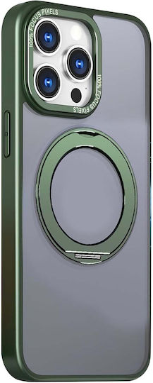 Jaym Magsafe Handyhülle iPhone 16 Pro Max Drehbarer Ring Stand Grüne