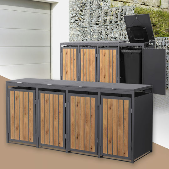 ML-Design Πλαστικός Κάδος Απορριμμάτων 240lt