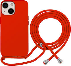 Moxie Case Iphone 13 In Premium Color Lace Tpu Neck Lanyard Red