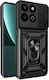 Magnetic Umschlag Rückseite Schwarz (Honor 200 Smart)