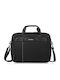 Laptop Bag Black Unisex Lightweight Material Shoulder Paolo Peruzzi As-02-bl