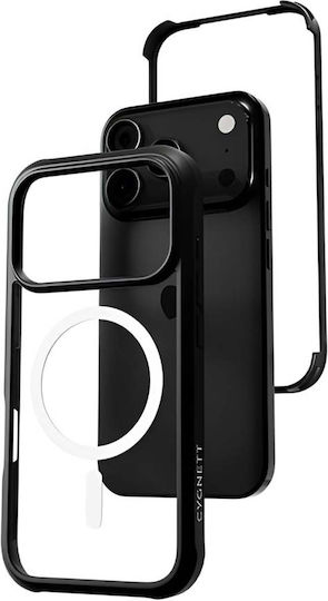 Cygnett Magtitan Magsafe Пълно Калъфче Iphone 17 Pro 9h Протектор На Екран Прозрачен Черен