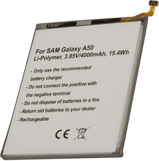 Avizar Handy-Akku Galaxy A50 Li-Polymer 3.85V 4000mAh 15.4Wh Silber