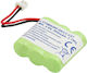 Avizar 300mah Nimh Battery Sagem C31 3.6v Compatible Phone Green
