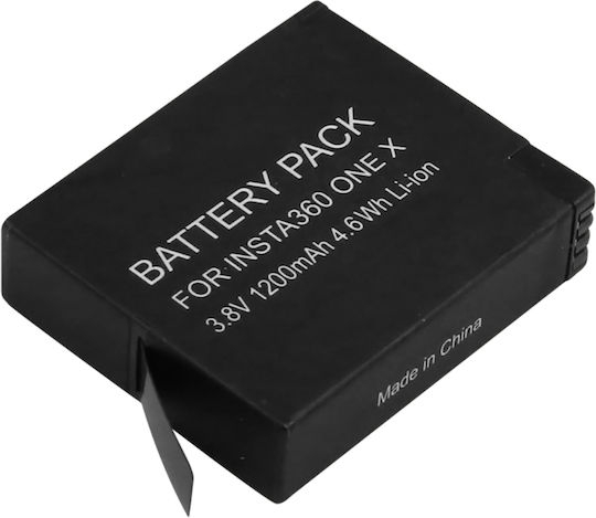 Avizar Battery Insta360 One X Camera Li-ion 3.8v 1200mah 4.6wh Black