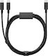 Native Union Usb-c To 2 Usb-c Cable 140w Charging 480mbps Synchronization Belt Model 2m Black