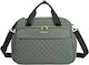 Lequeen Shoulder/Hand Diaper Bag Gray