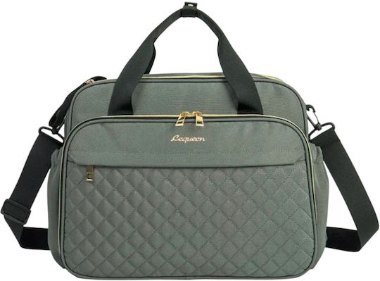 Lequeen Shoulder/Hand Diaper Bag Gray