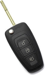 Ford 3-button Flip Key Case
