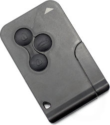 3-button Case Renault Megane Key Card