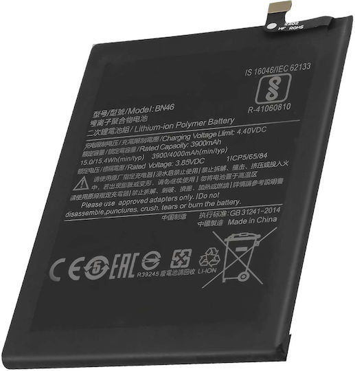 Avizar Handy-Akku Xiaomi Redmi Note 8 Note 8T Li-Polymer 3900mAh Schwarz