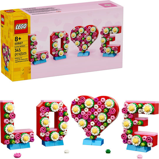 L'luvia　 LOVE & POP LEGO Cuburi de Construit Love Letters Valentine's Day pentru 8+