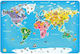 World Map Puzzle 2D