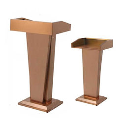 Αναλόγιο Μεταλλικό Copper 60x50x120εκ