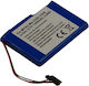 Avizar Battery Gps Mitac Mio C220 C250 3.7v 1250mah Li-ion Blue