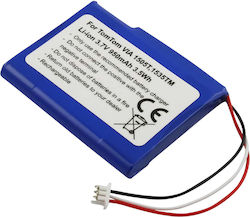 Avizar 3.7v Li-ion Batterie Tomtom Via 1505t GPS Zubehör Kompatibel Kl1 950mah Blau