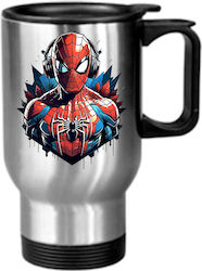 Κούπα Θερμός Spiderman 450ml Ασημί