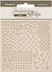Chipboard Stamperia 14x14cm Family Patchwork