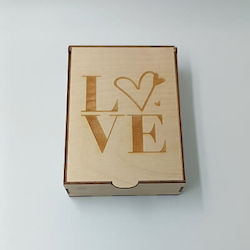 Hölzernes Geschenkverpackung Love Gravur Toxylo Hölzernes Geschenkverpackung Love Gravur Toxylo