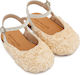 Babywalker Christening Pumps Ecru
