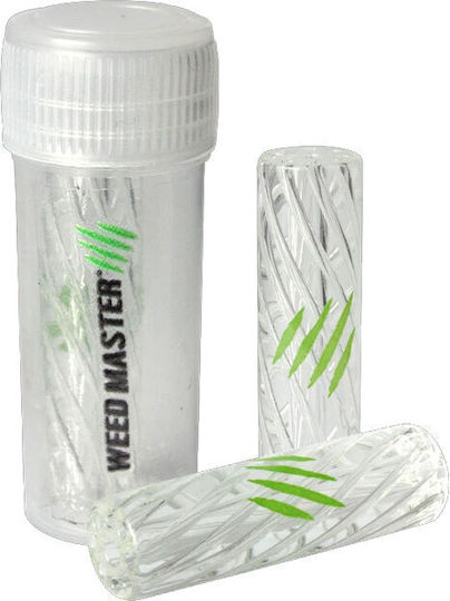 Glas-Jivana 8mm Runde Kegelspitze 9 Löcher Transparent