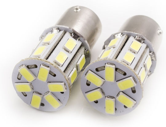 CarGuard Lămpi Autoturismului P21/5W / BA15D Canbus LED Alb 12V 1buc