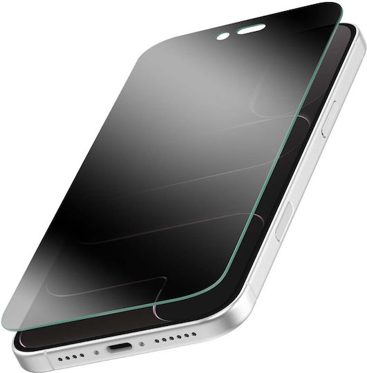 Eiger Screen Protection Tempered Glass Iphone Air Anti-spy Transparent Black