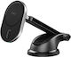 Force Power Magsafe Car Mount 15w Wireless Charging Strong Adjustable Arm Black