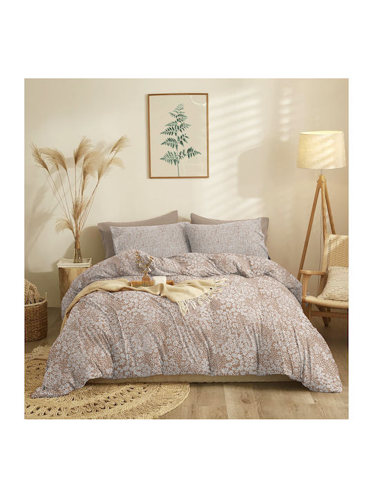 Cokitex Sheet Sets Single 165x260cm. (165x260) Marta Pansy Mocha Mocha 3pcs